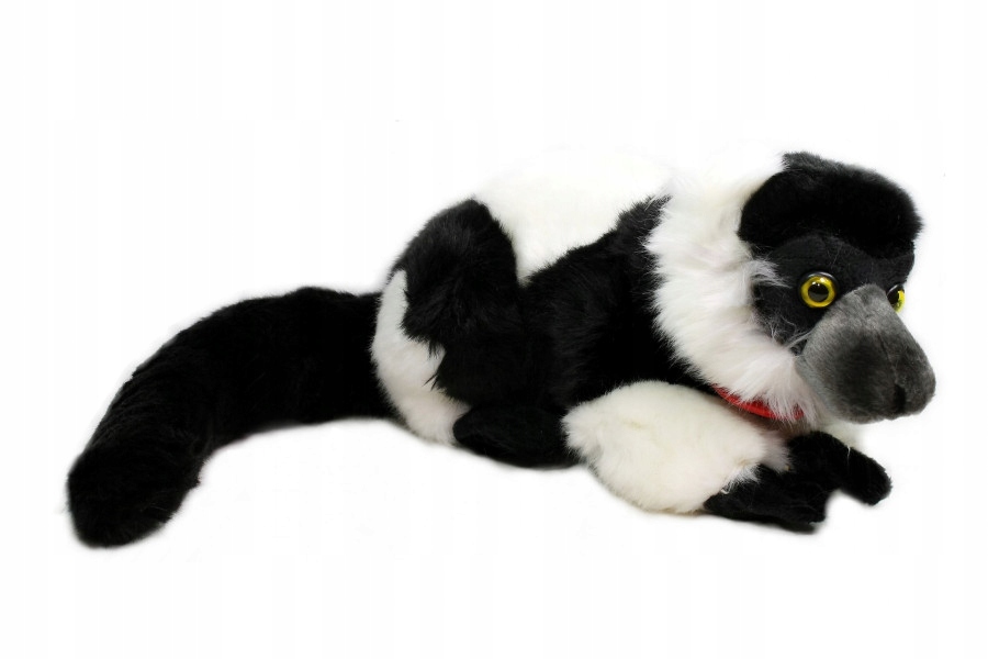 MASKOTKA LEMUR LEŻĄCY PLUSZOWY ROXI ZOO 28cm