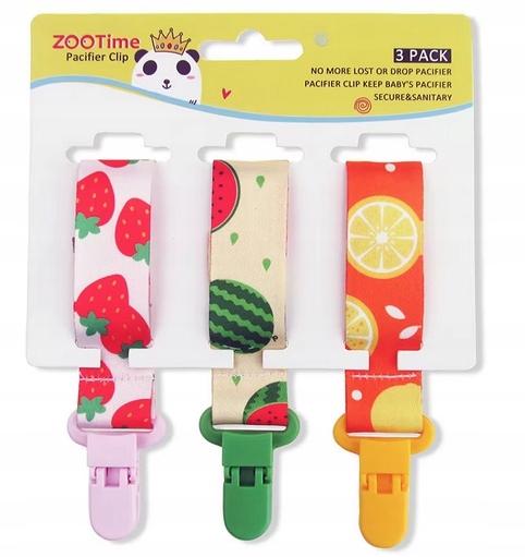 Zawieszka do smoczka ZooTime wielokolorowy