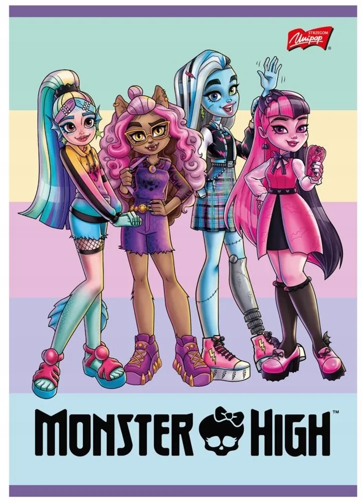 Zeszyt w linię A5 Monster High Beniamin 16 kartek