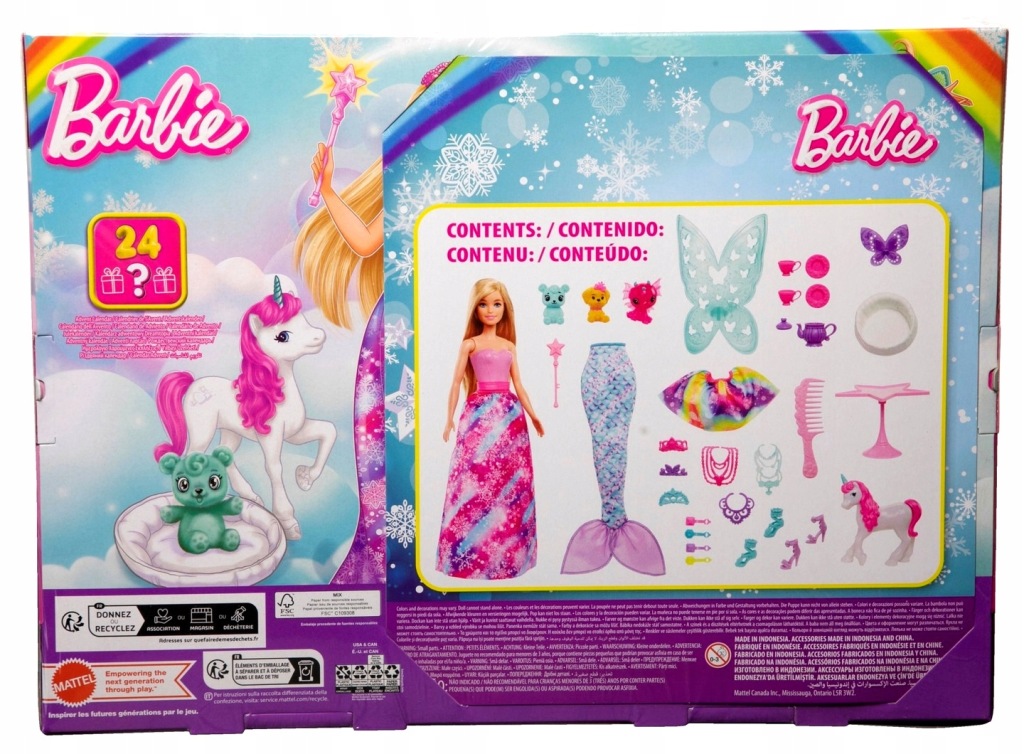 Barbie Bajkowy kalendarz adwentowy 2023 HVK26