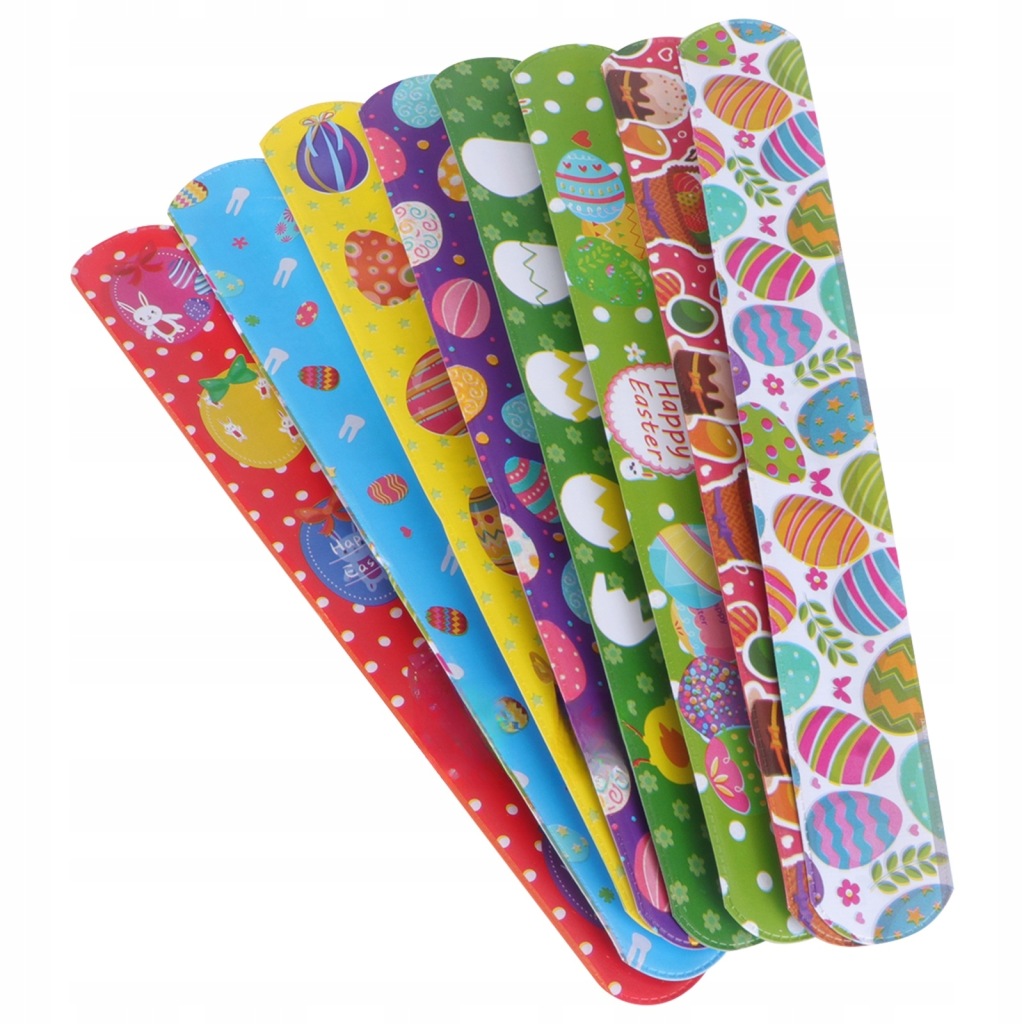 100PCS FESTIVAL THEME SLAP WRISTBANDS EASTER WRISTBANDS DECOR SLAP BRACELET