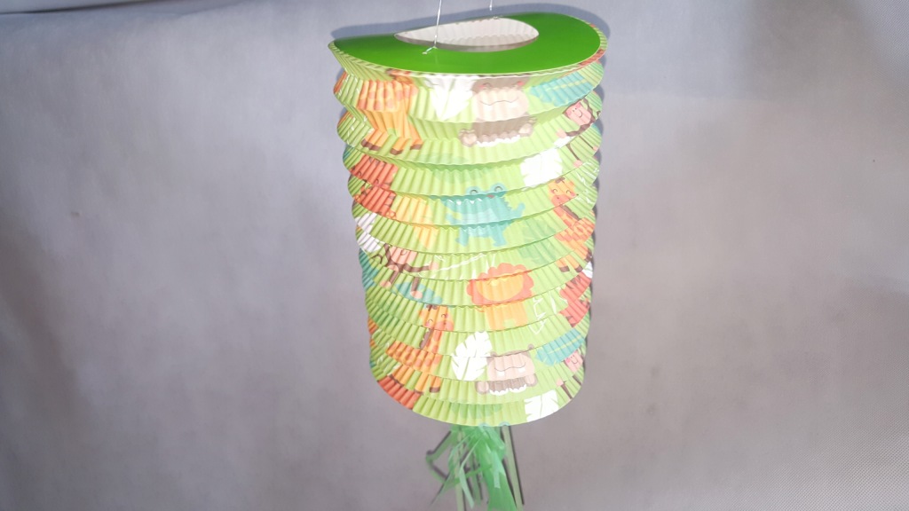 Papierowy lampion latarnia ozdobny kolorowy