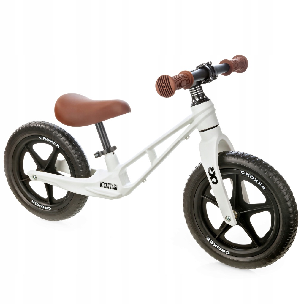 Rowerek biegowy Croxer Coma White/Brown