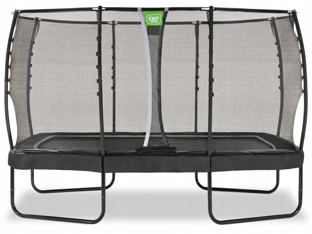 TRAMPOLINA OGRODOWA PROSTOKĄTNA Z SIATKĄ ALLURE PREMIUM 214x366CM