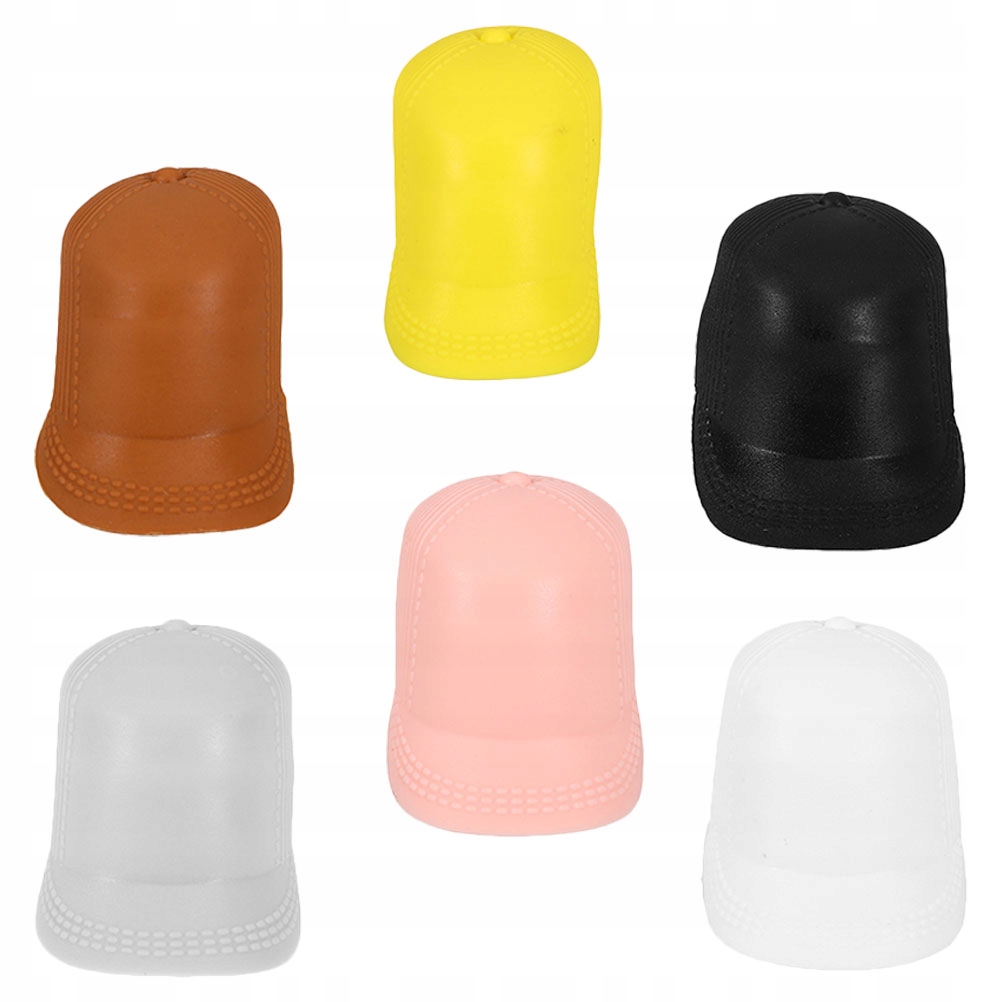 6 SZTUK UNIWERSALNYCH MINI KAPELUSZY OZDOBNYCH MAŁE DEKORACYJNE KAPELUSZE DO RĘKODZIEŁA DIY