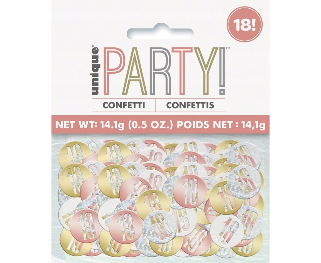 Konfetti na 18 urodziny Unique
