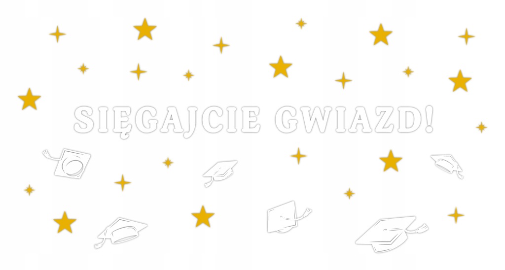 DEKORACJA SZKOLNA - SIĘGAJCIE GWIAZD...! - DUŻA XXL - KONIEC ROKU