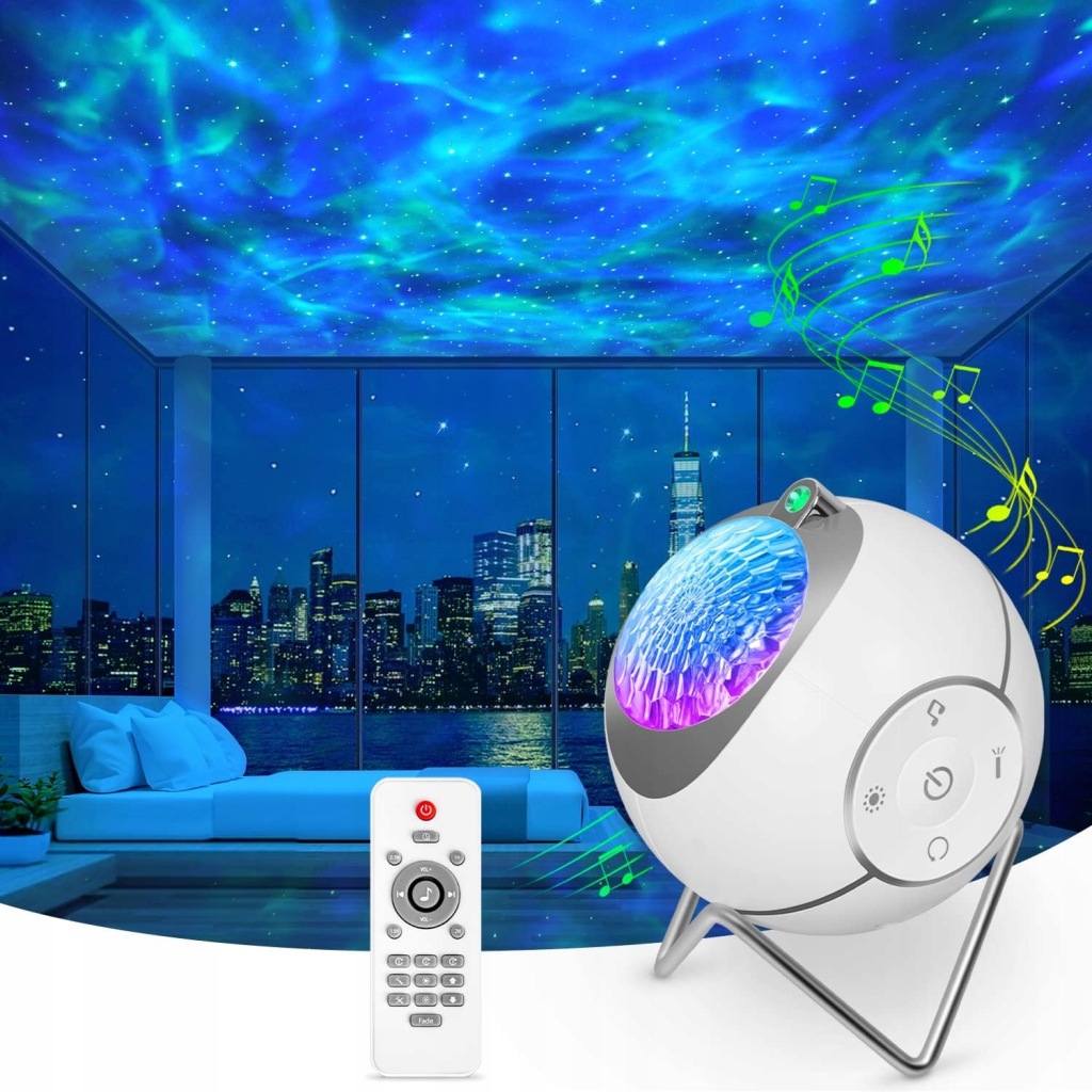 Projektor LED galaxy Ibell 360° OPIS!