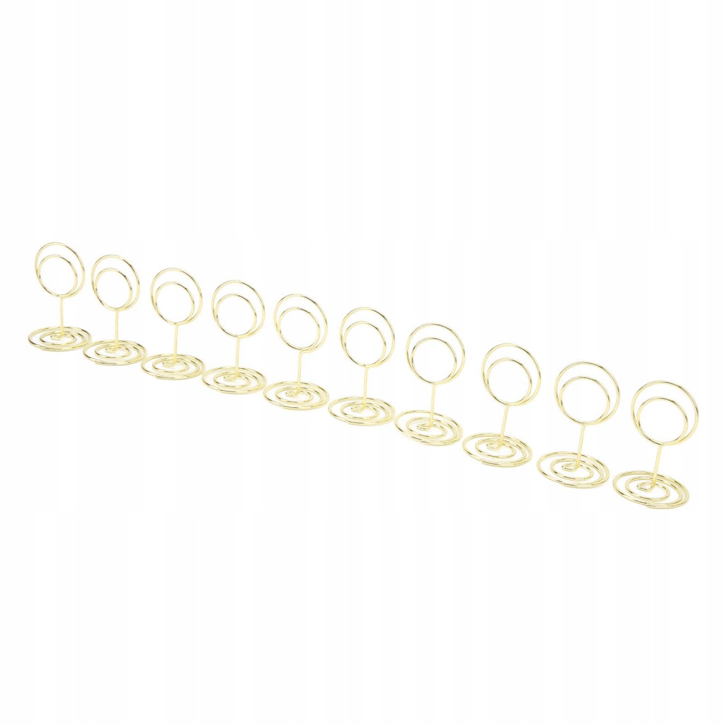 20pcs Numer tabeli stojaki okrąge stabilny metal galwanizowany U5