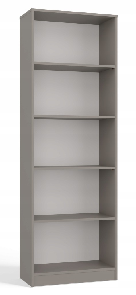 Regał TopEshop 60 cm x 182 cm x 30 cm odcienie szarości