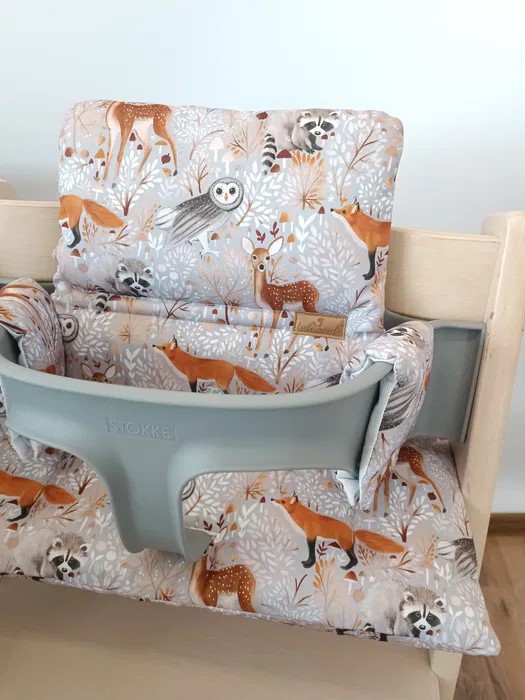 Poduszki wodoodporne do Stokke Tripp Trapp 2w1 brązowy las