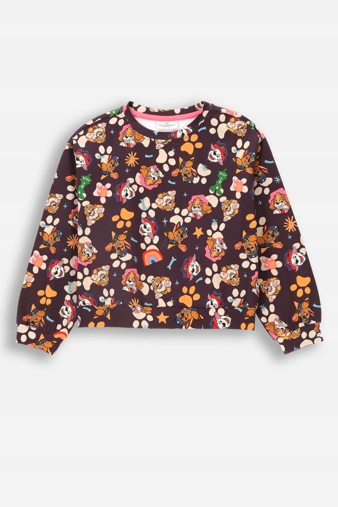Coccodrillo bluza dziecięca bawełna brązowy rozmiar 92