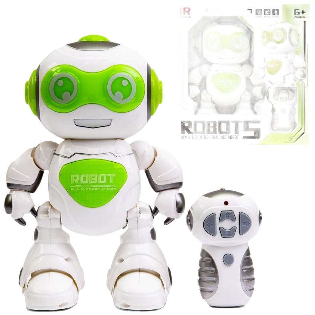 INTERAKTYWNY ROBOT ZABAWKA TAŃCZY ŚPIEWA ŚWIECI DŹWIĘK RUCH ŚWIATŁO