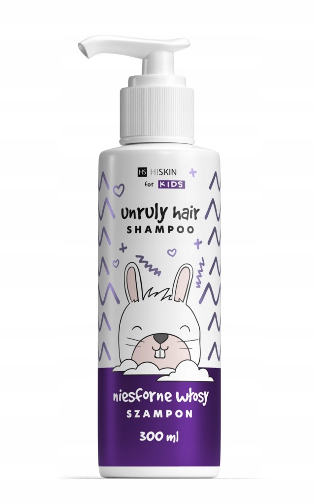 HISKIN Kids Unruly Szampon do włosów niesfornych 300 ml