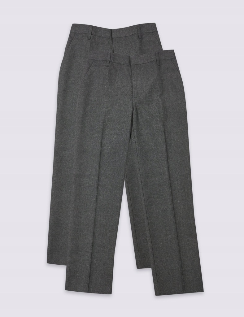 M&S Spodnie wizytowe, szare roz 176 cm