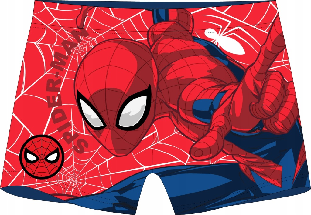 KĄPIELÓWKI bokserki SPODENKI KĄPIELOWE SPIDER-MAN granatowe 98/104 D026Ł