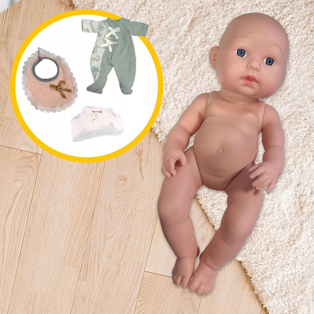 Lalka New Born Baby MalPlay Lalka bobas z akcesoriami My Beloved Baby 36,7 cm