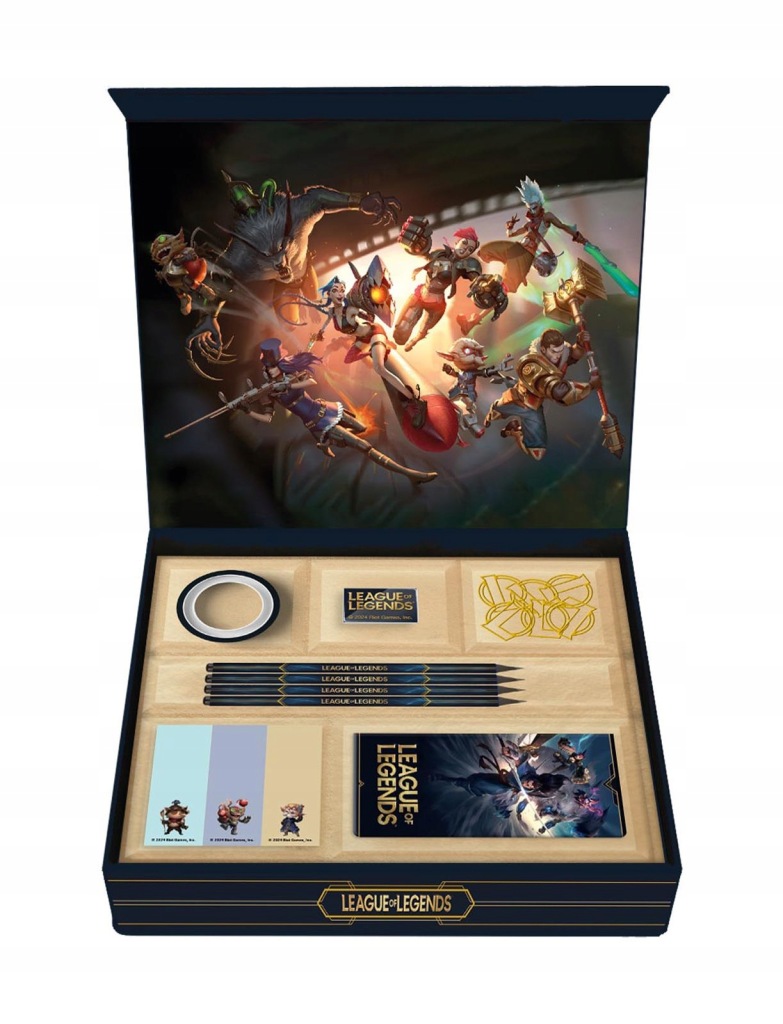 Zestaw papeterii League Of Legends Champions Ołówki Notes