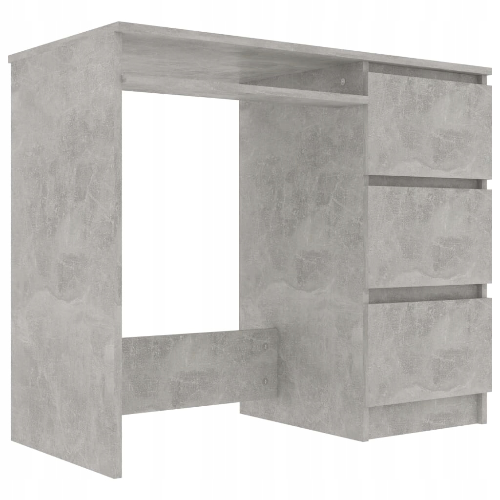 Biurko vidaXL 90 x 45 x 76 cm odcienie szarości