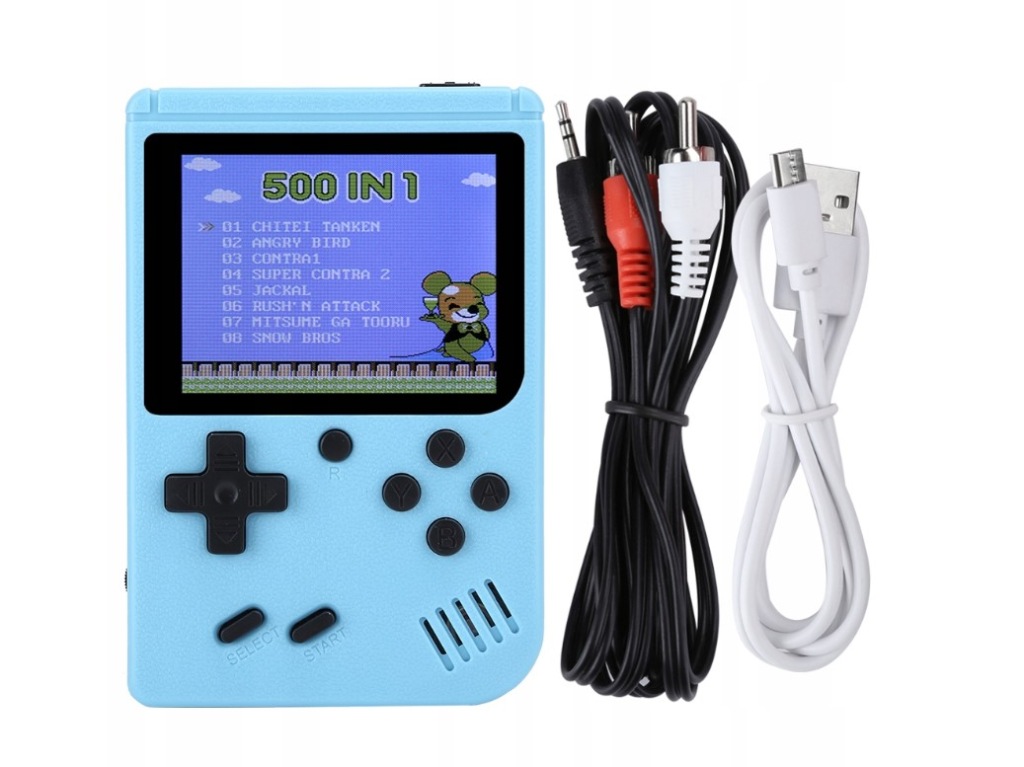 GAME BOY przenośna KONSOLA 500 gier wideo Pegasus prezent urodzinowy