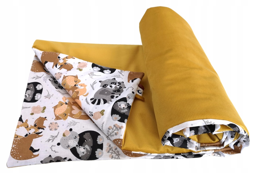KOCYK kołderka VELVET bawełna 100x75cm do wózka łóżeczka wypełnienie 100g
