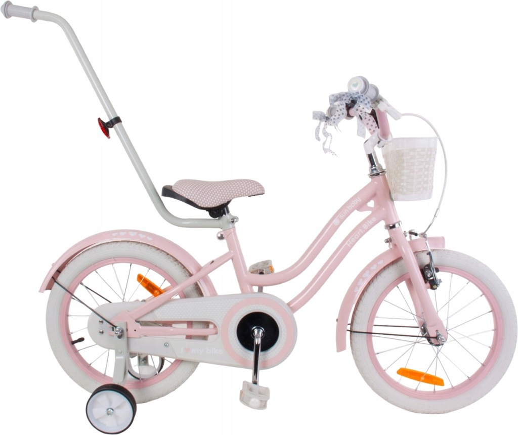 Rower dziecięcy Sun Baby Heart Bike koło 16 " różowy