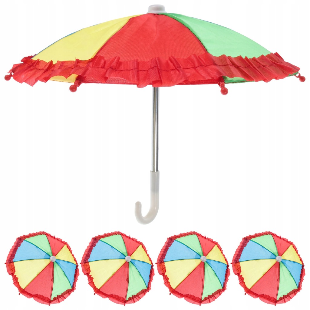 MINI parasolki IGRAŠEK dla dzieci - do zabawy i dekoracji, 5 sztuk