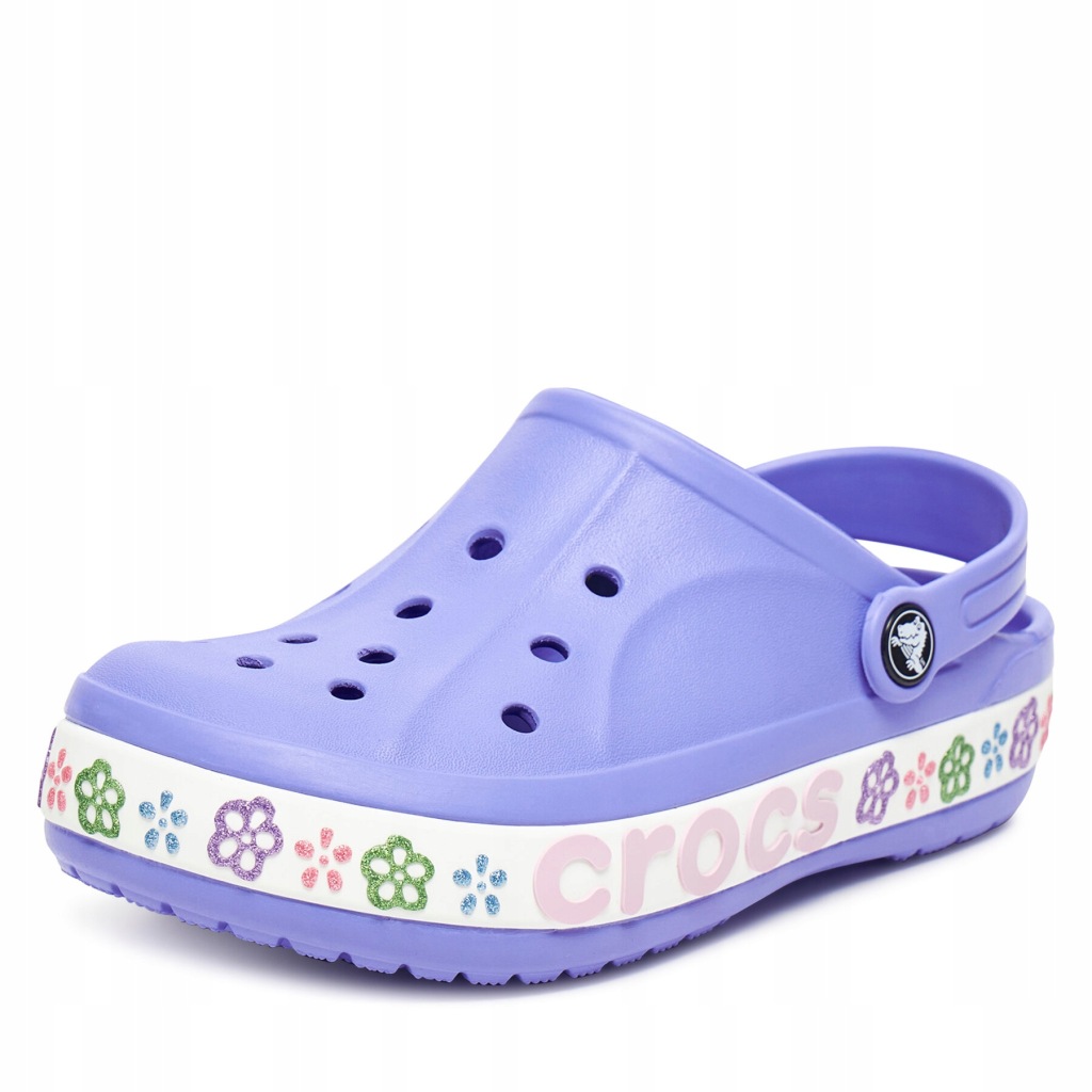Crocs klapki dziecięce tworzywo sztuczne fioletowy rozmiar 33-34