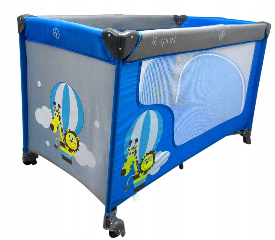 Łóżeczko turystyczne R-sport 65 x 125 cm niebieski