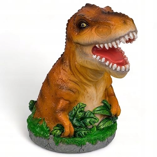 SKARBONKA DINOZAUR T REX KOLOROWA ŻYWICA DLA DZIECI PREZENT do domu