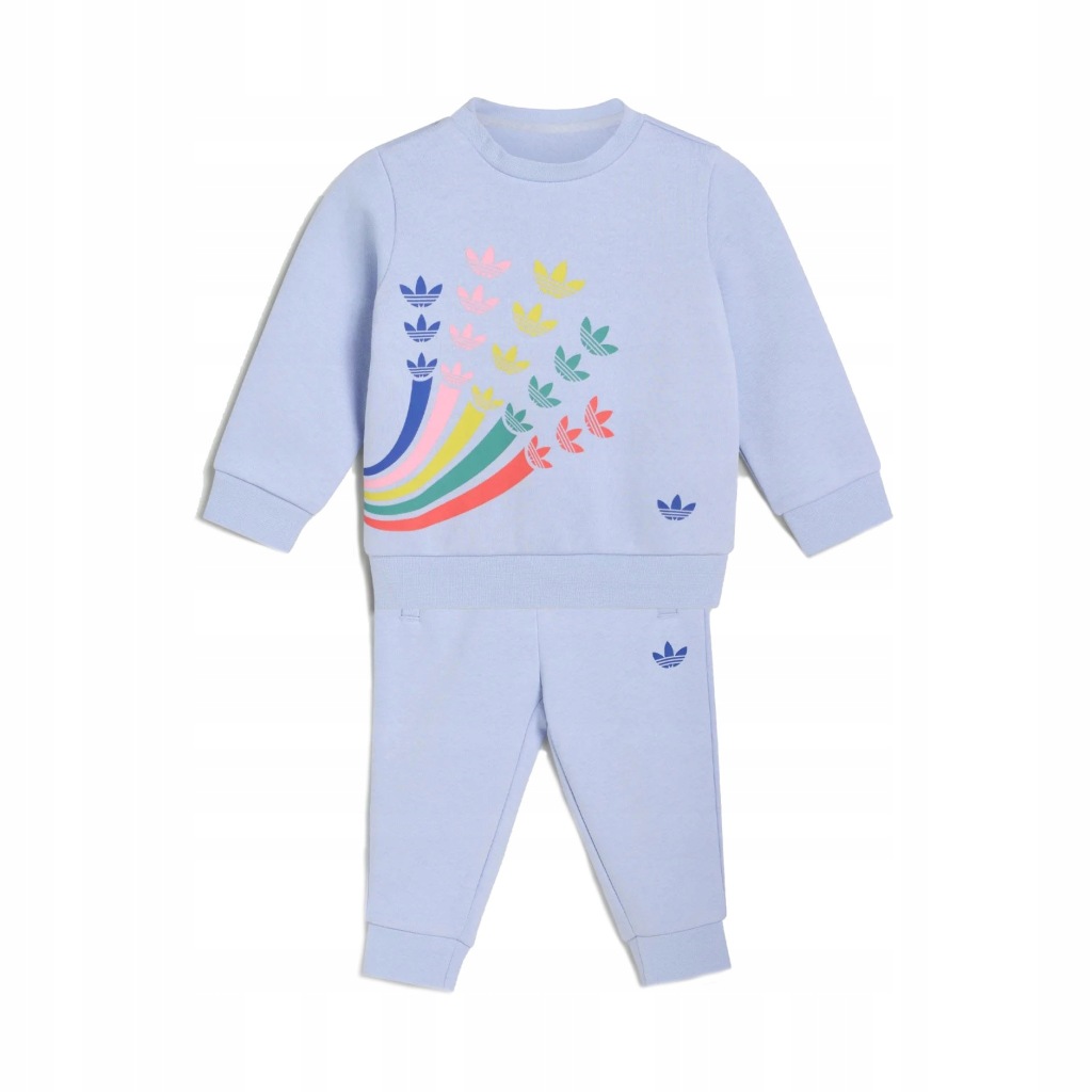 Dres dziecięcy Adidas Rainbow Crew Set 98 80 cm 2 - 3 lata bawełna komplet