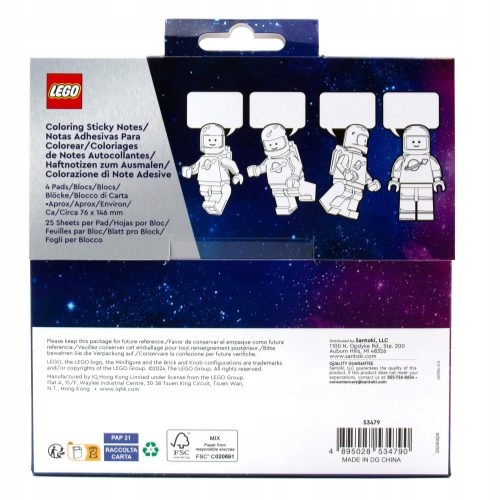 Karteczki samoprzylepne LEGO