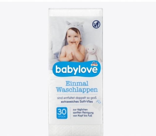 Babylove, Myjki jednorazowe, 30 sztuk