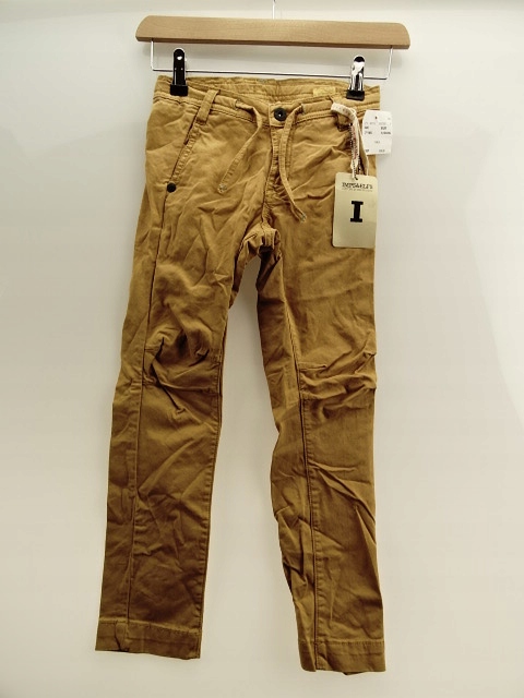 104_BRĄZ__spodnie dziecięce CHINOS__122__
