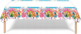 Rainbow High urodziny obrus lalki fashion impreza party bal