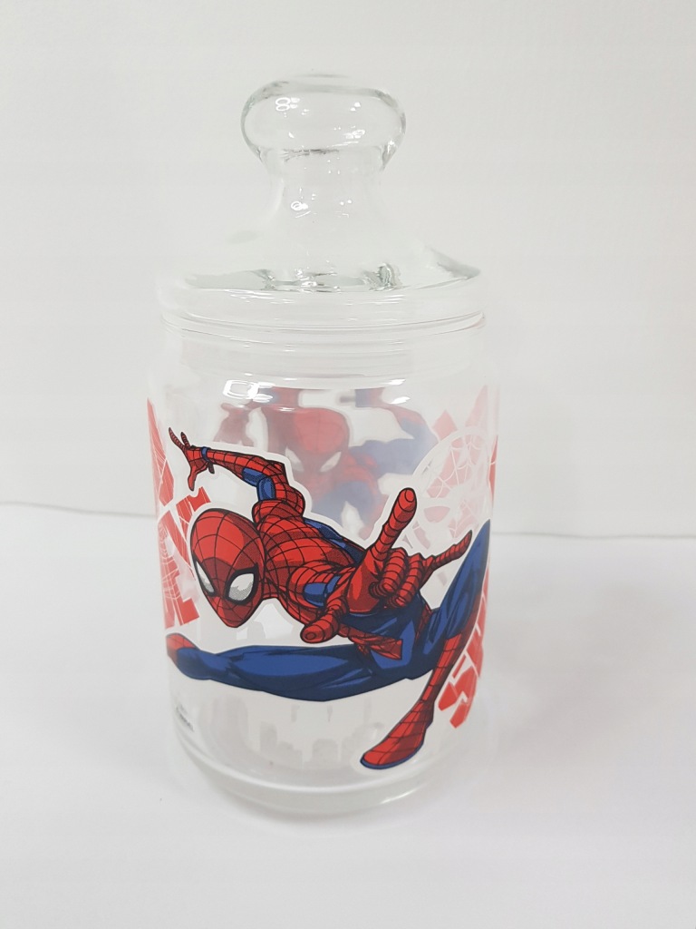 Szklany słoik MARVEL z motywem Spider-mana