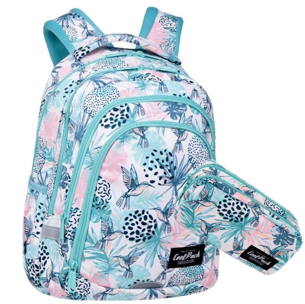 Plecak szkolny wielokomorowy CoolPack wielokolorowy