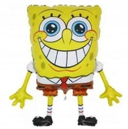 Balon Foliowy na Patyk Spongebob Party 14 cali