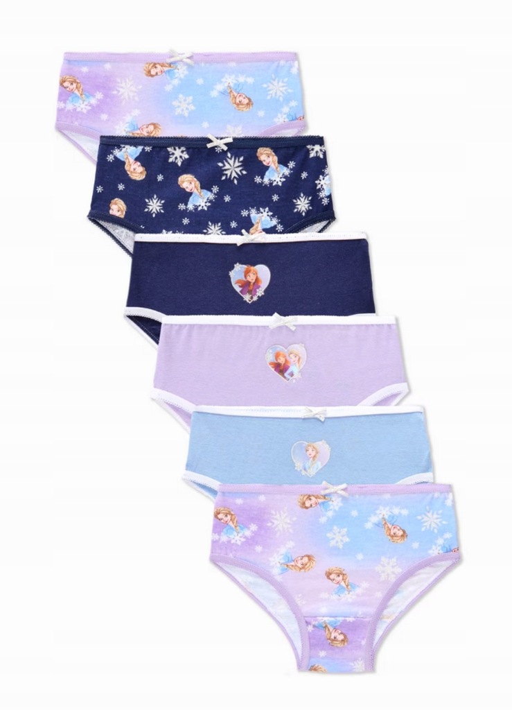 Disney Majtki figi 134 Primark 6 pak Frozen Kraina Lodu 8-9 lat