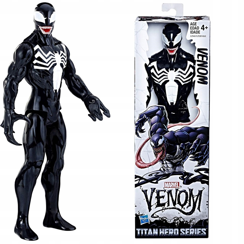 Figurka akcji Hasbro Venom ruchoma czarna 35 cm
