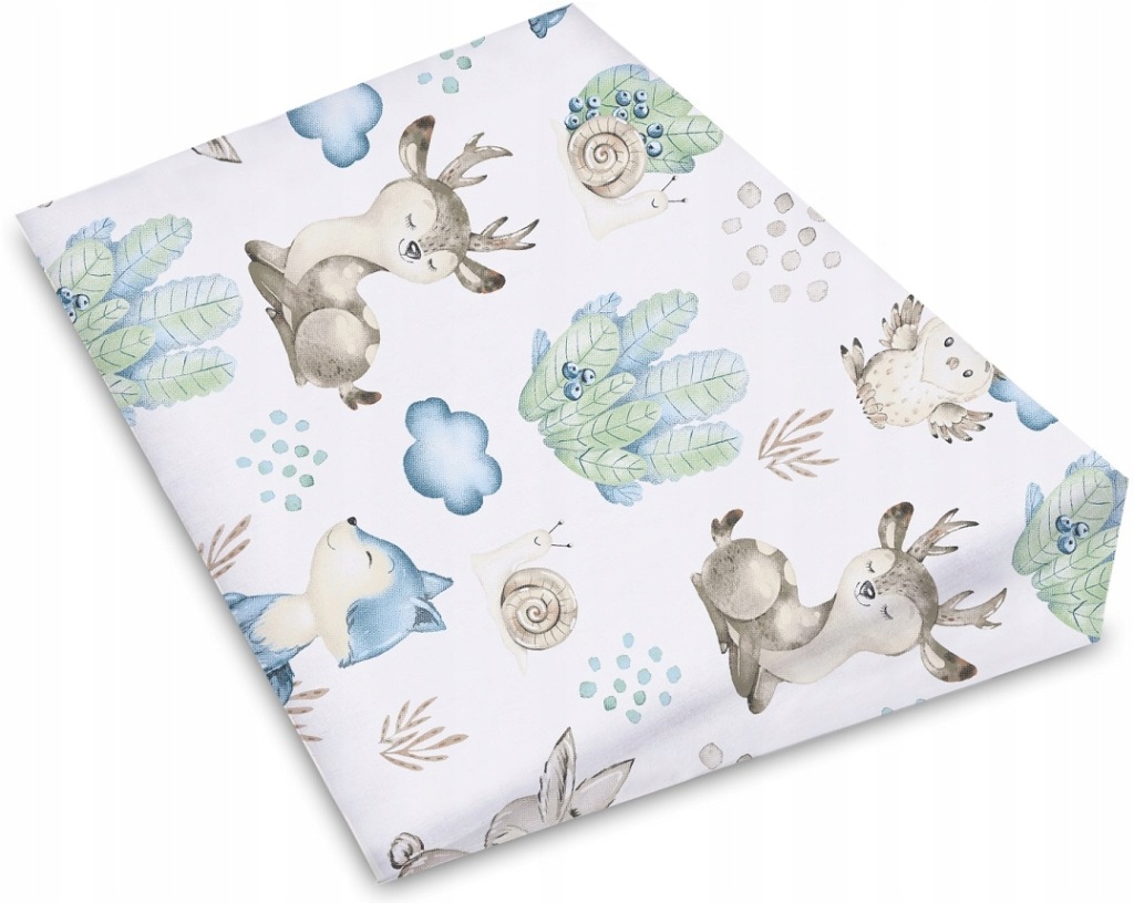 POSZEWKA NA PODUSZKĘ KLIN DO ŁÓŻECZKA 100% BAWEŁNA BABYMAM 59x37cm