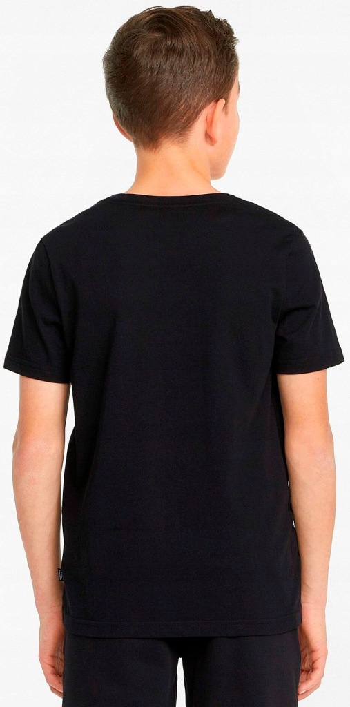 Koszulka sportowa chłopięca Puma ESS+ Tape r.116 T-shirt Dziecięcy Czarny