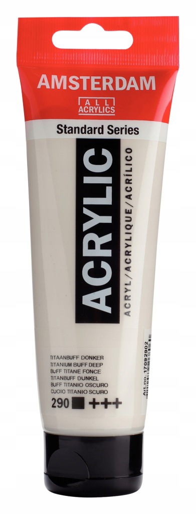 Farba akrylowa Amsterdam 120 ml (290 - Titanium Buff Deep)