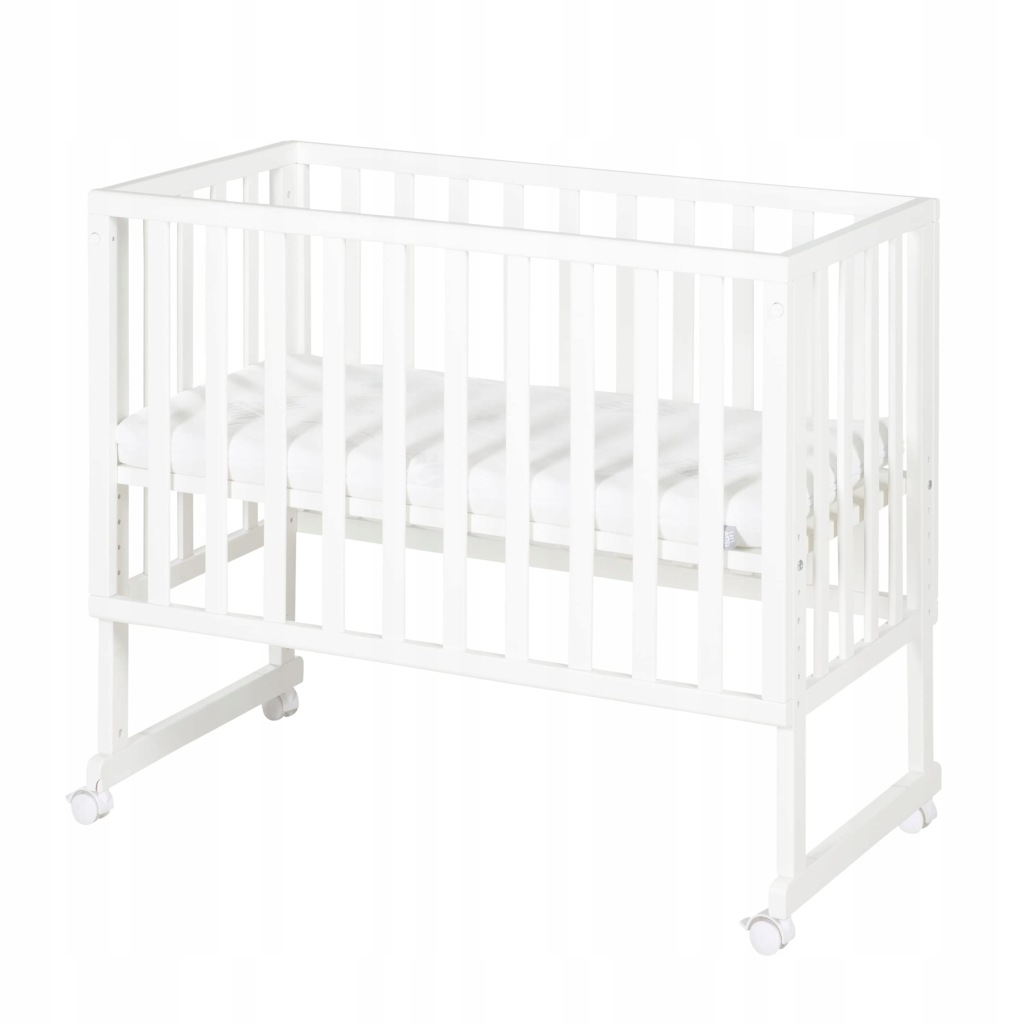 Łóżeczko drewniane Roba Safe Asleep 66 x 126 cm biały