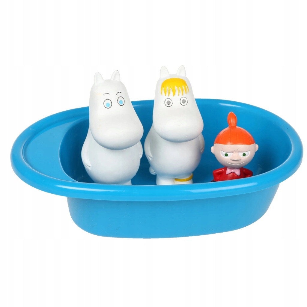 3 Figurki Muminek Panna Migotka Mała Mi zabawka do kąpieli Moomin Muminki