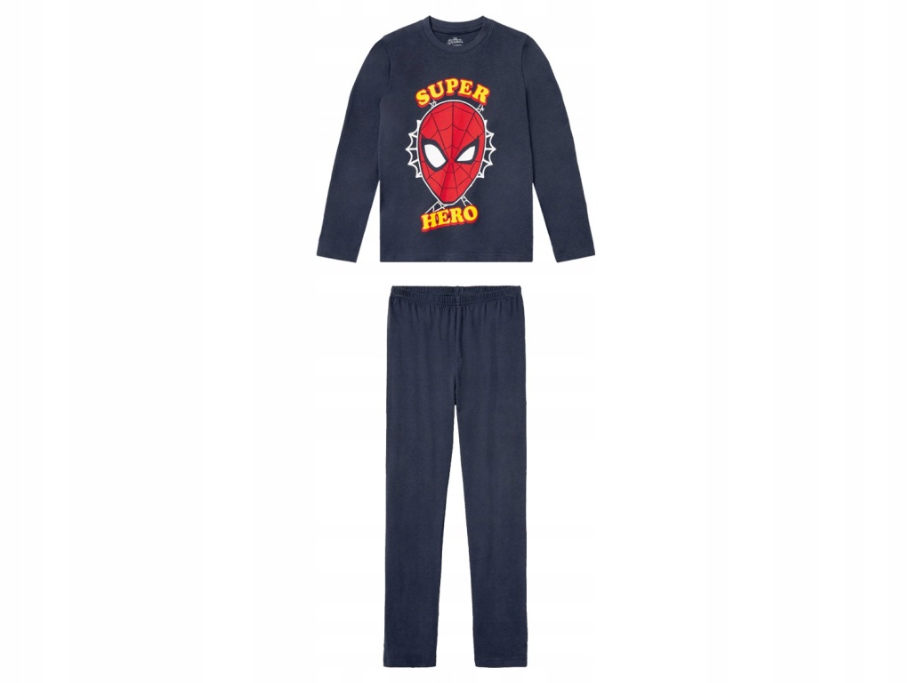 Marvel Spiderman piżama piżamka chłopięca rozm 98-104 cm bawełna
