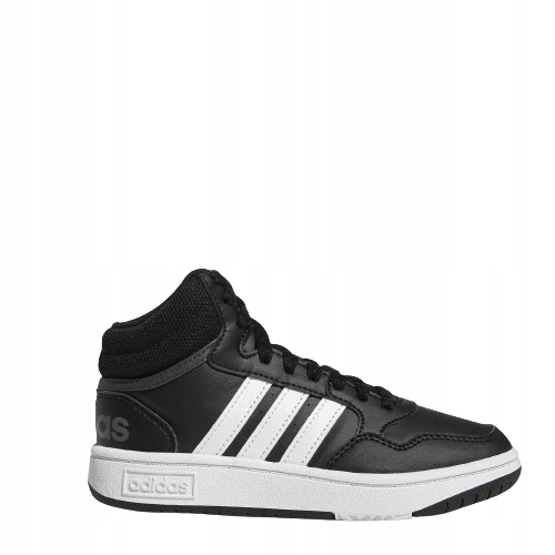 Buty dla dzieci adidas Hoops Mid czarne GW0402 36 2/3