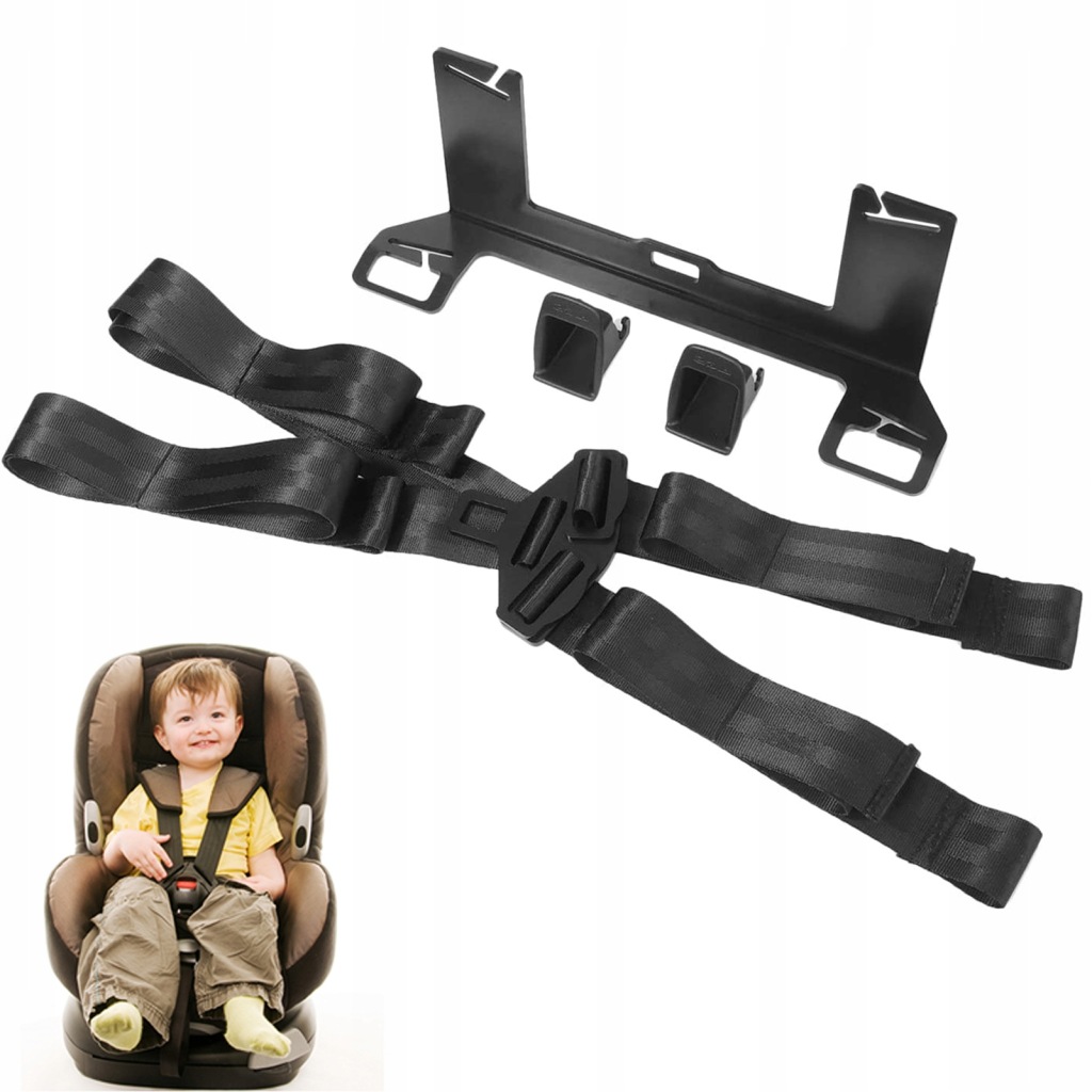 STALOWY UCHWYT ISOFIX PREMIUM DO UNIWERSALNYCH FOTELIKÓW SAMOCHODOWYCH