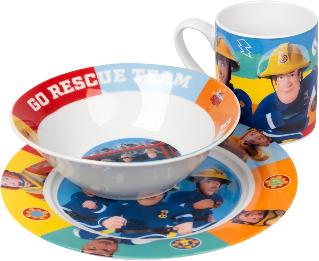Zestaw naczyń porcelana Paw