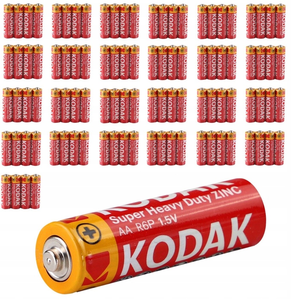 BATERIE KODAK BATERIA ALKALICZNA PALUSZEK AA LR6 R6 R6P MIGNON 1,5V